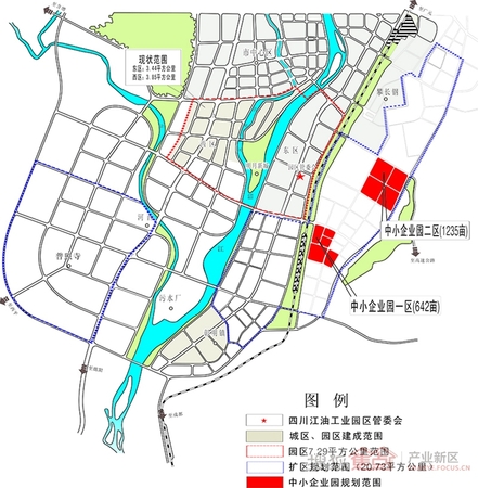 四川江油工业园区规划图