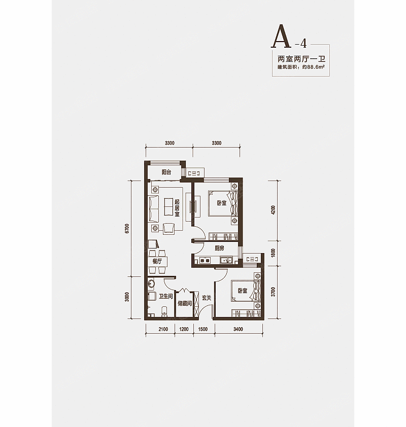 中国铁建环保嘉苑户型图