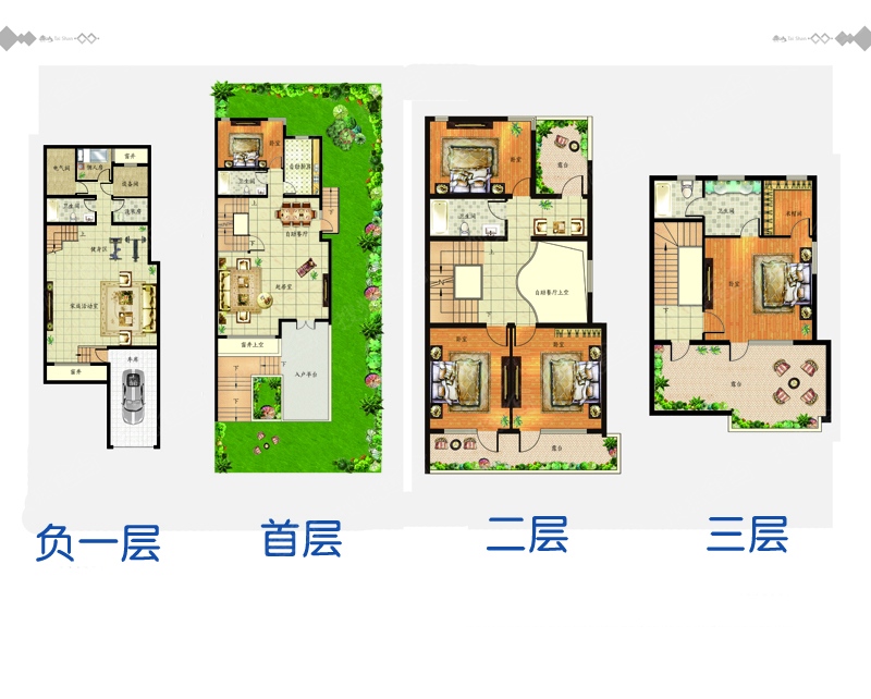 润英美庐五居室联排n3"户型_润英美庐户型图-泰安搜狐焦点网