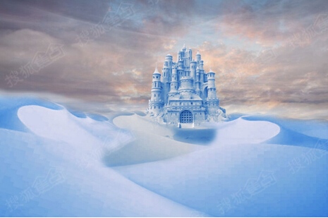 雪中的水晶城堡