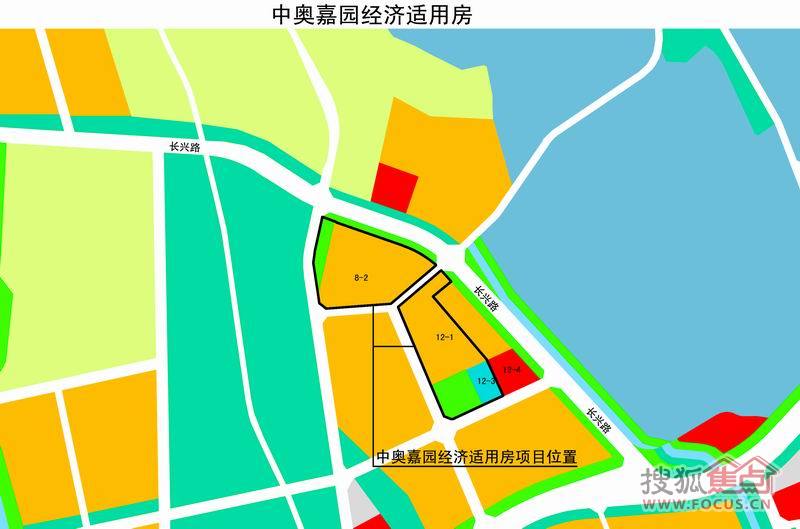 图:丰台区经适房四个地块规划图及基本信息