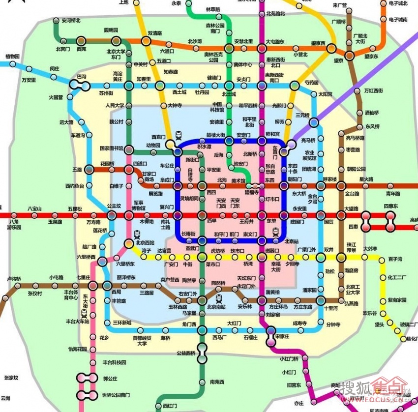 北京地铁:3号 11号 12号 16号线路介绍(转自中国城市轨道交通网)