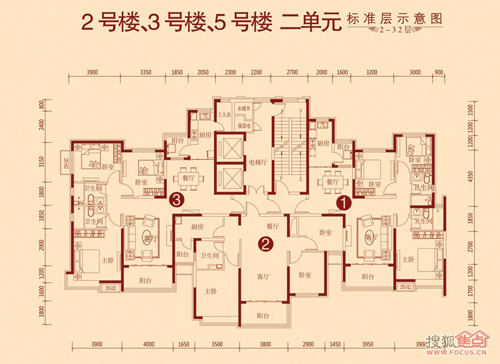宜春恒大绿洲样板房一室户型图