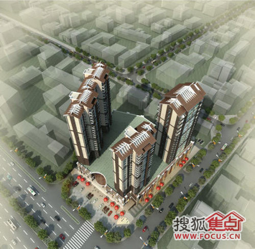 晋兴伴山御景鸟瞰图