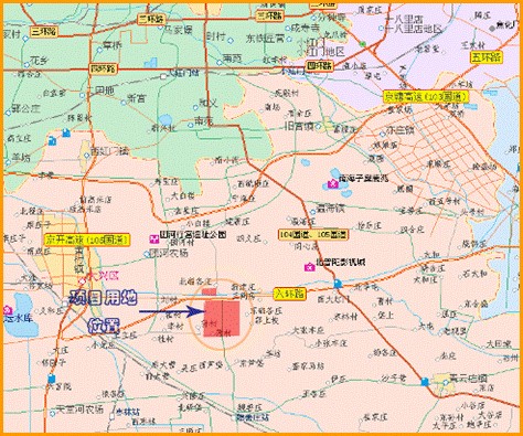 贯穿大兴南北的北京城南中轴路由孙村组团中间穿过,是进出北京南部