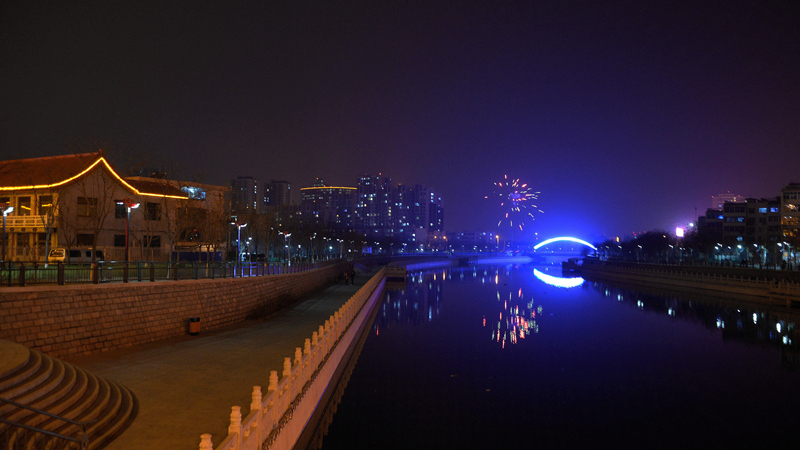 这样的沧州夜景 看着看着就醉了(图)