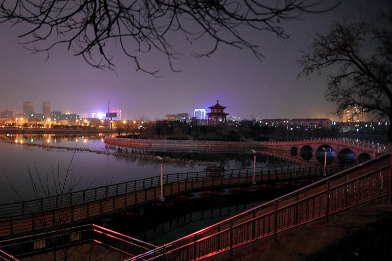 这样的沧州夜景 看着看着就醉了(图)