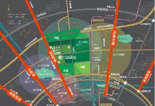 三环和中环:是成都主城区各区域无缝衔接的快速交通,能够充分与主城区图片