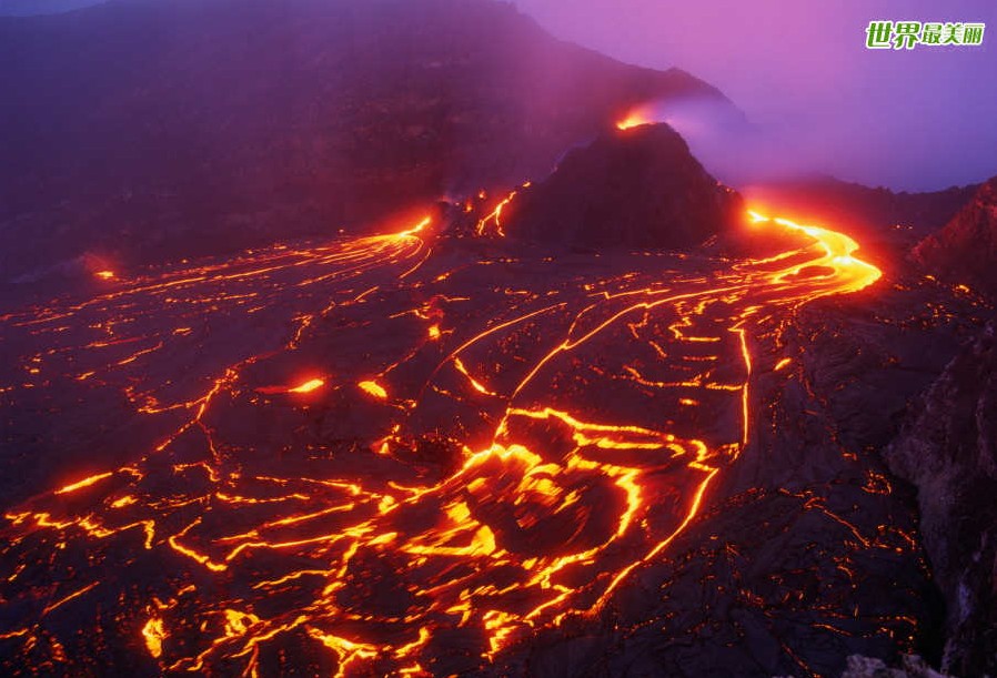 17张照片尽览火山熔岩景观!