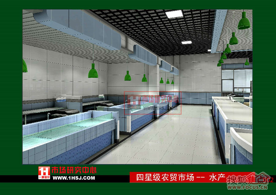 新农贸市场设计样图摊位效果图