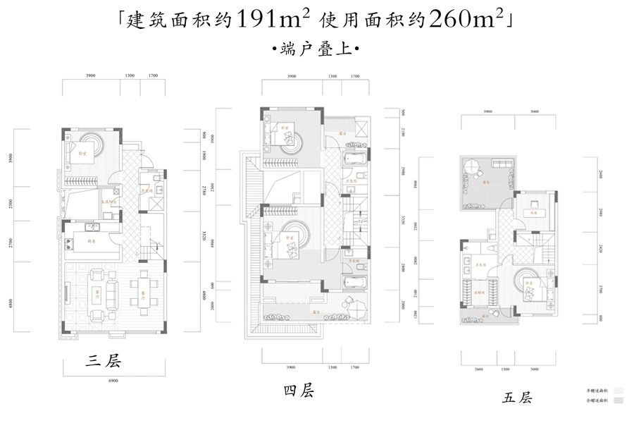 茅莱山居四居室端户叠上_茅莱山居户型图-重庆搜狐