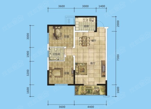 看中了英泰汇景豪庭88平米的2房,大家觉得怎么样?