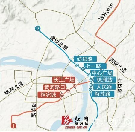 湘潭到长沙轻轨路线图