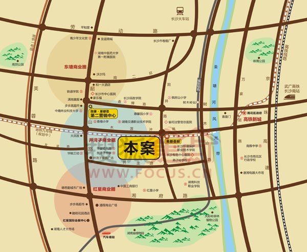 园康星都荟交通图