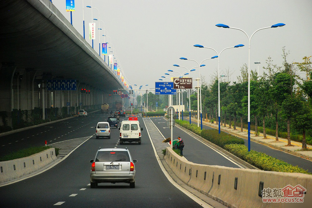 图:行摄常州高架道路