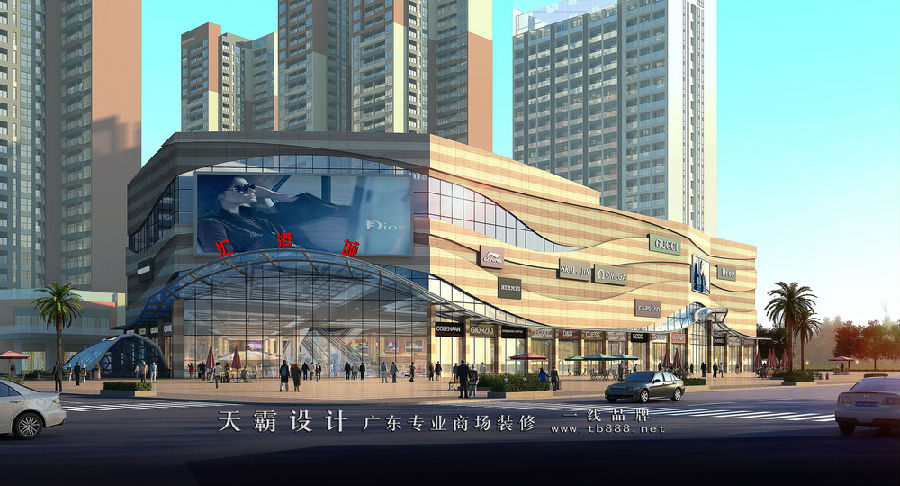 广东城市综合体设计经典案例:惠州建邦汇港城