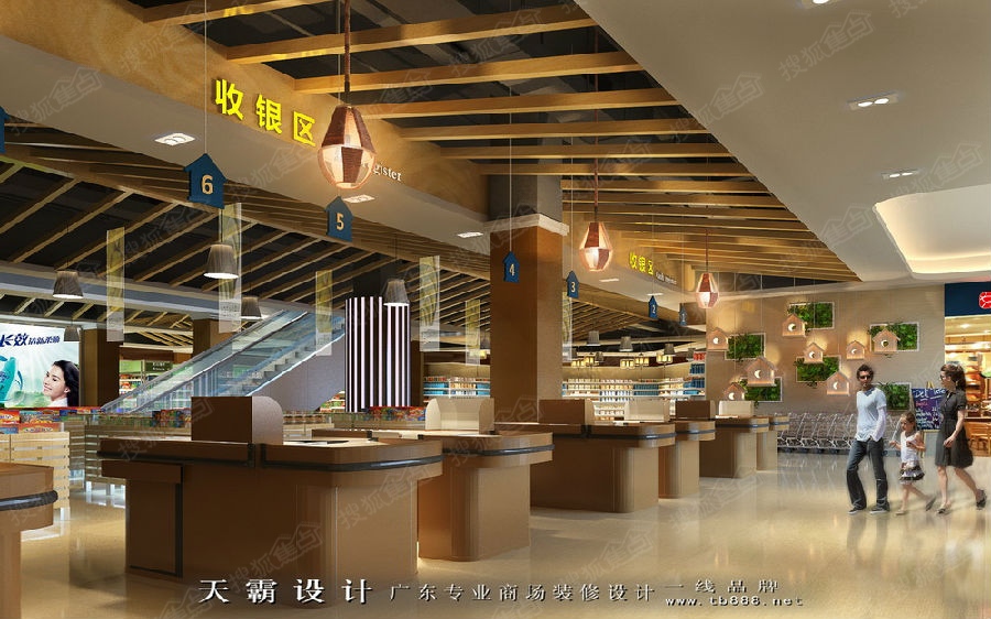 2017商业空间装修设计效果图好评作品