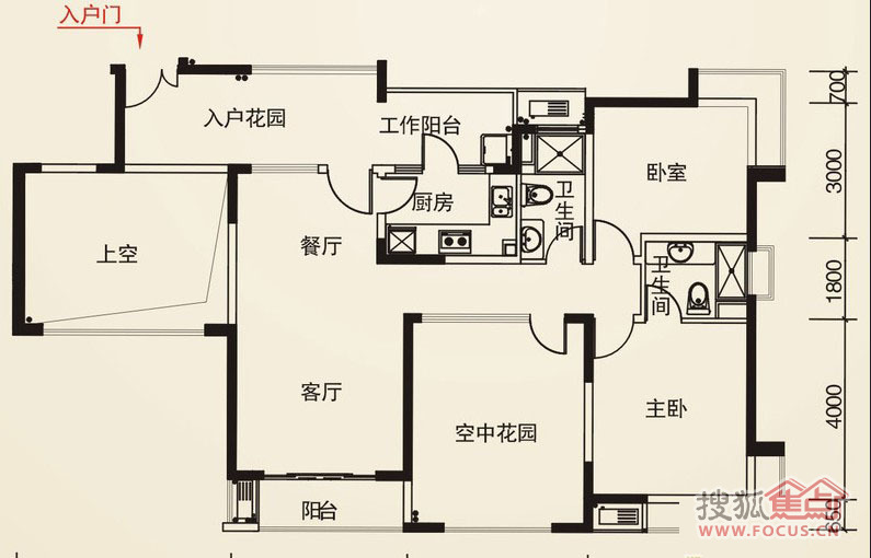 新世纪星城户型图