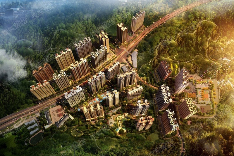 融合到经典的欧式建筑中