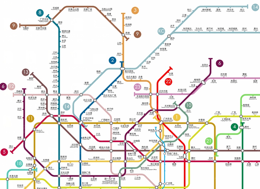 广州地铁规划线路图2020 广州地铁远期规划 地铁线路图