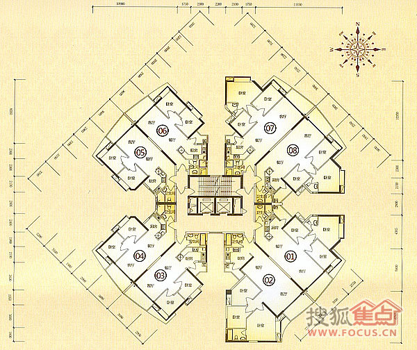 江南苑零居室江南苑c栋01-08_江南苑户型图-广州搜狐焦点网