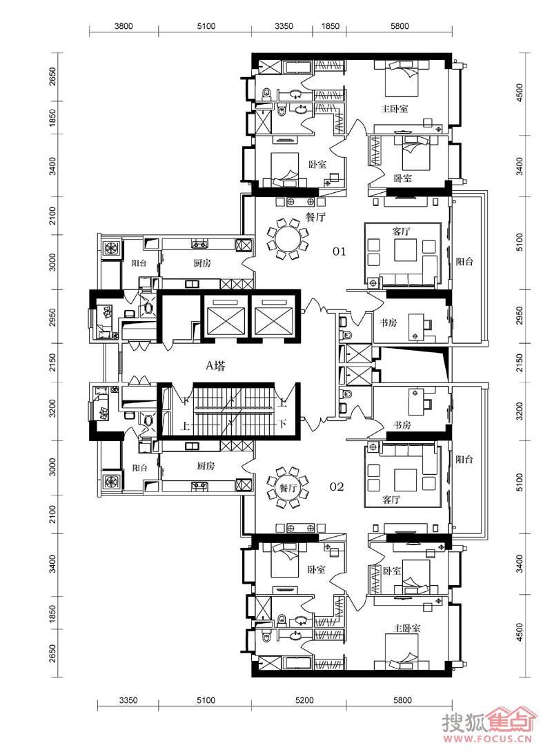 方圆月岛 高层望珠江公园江景 地铁出口带省一级学位; 方圆月岛户型