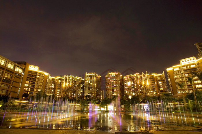 凯旋新世界实景图-夜景