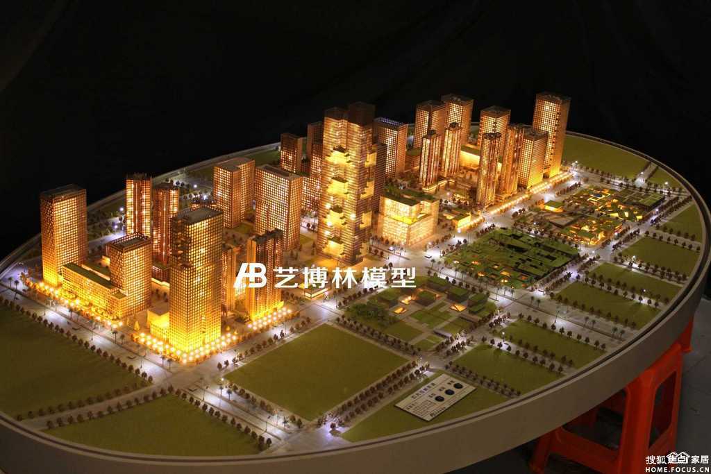 公园沙盘模型制作过程