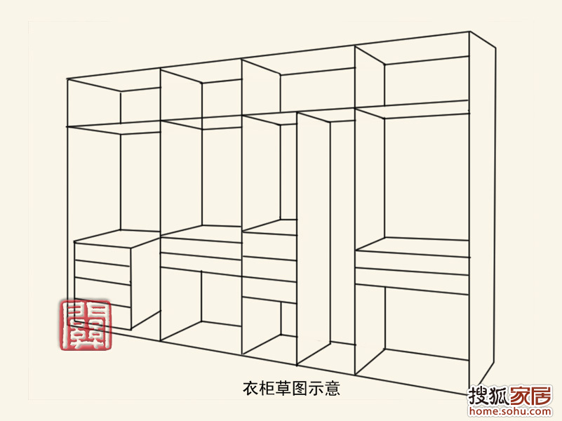 搭衣柜怎么算尺寸_衣柜尺寸(2)