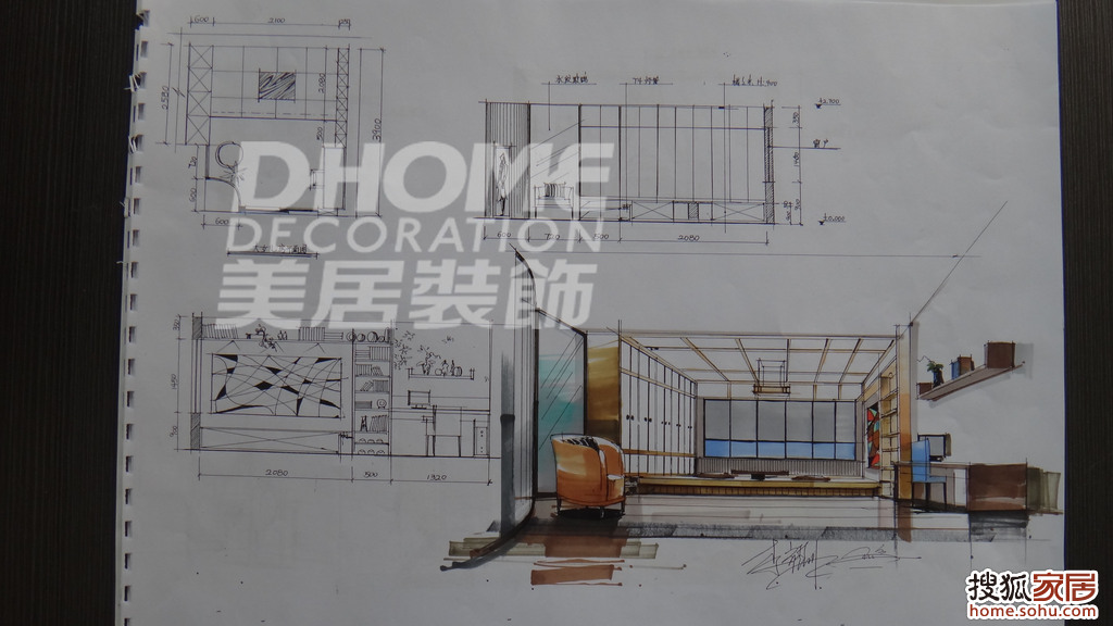展示设计手绘效果图_橱窗展示手绘效果图_店面设计手绘效果图