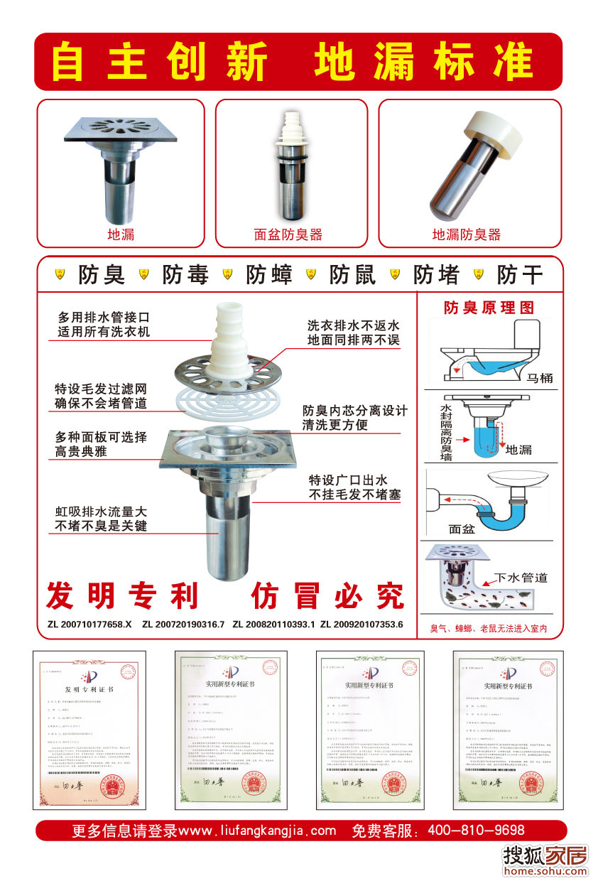 六防地漏水封原理解析图