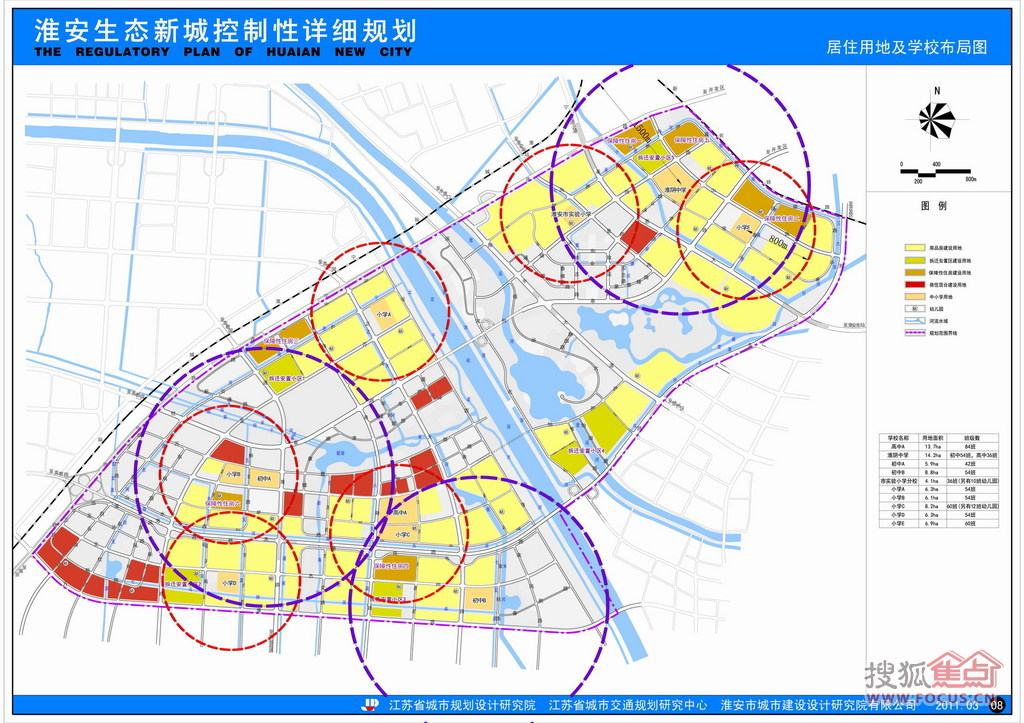 图:淮安生态新城规划图