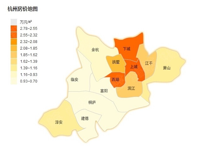 杭州房价地图_杭州房价地图哪里有?