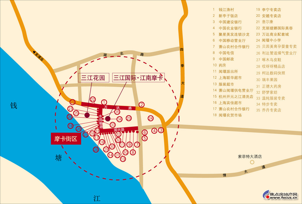 江南摩卡区域配套图