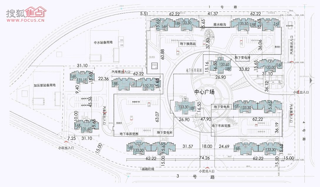 领秀城整体规划与楼盘平面图(各个区全),市规划局搞到