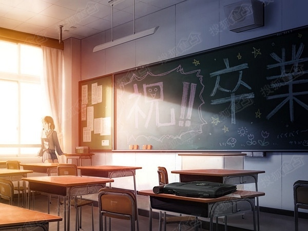 日系动漫和插画里的教室场景 最美不过二次元