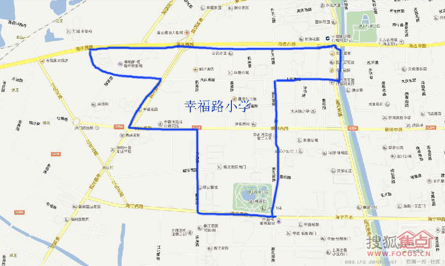 市区中小学学区划分示意图-连云港业内-连云港搜狐