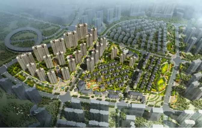 兰州银河国际居住区一期规划图一览