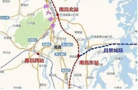 南昌东站,北站已启动规划!地铁2号线,5号线将调整接驳!