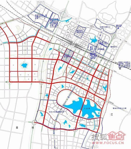 九龙湖各大项目分布图 一看吓一跳!-南昌搜狐焦点