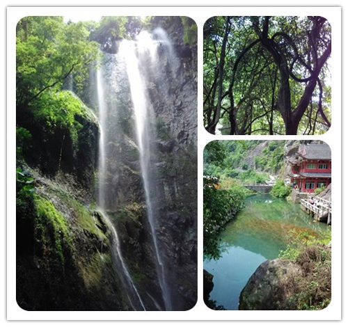 在永泰龙门峡谷景区,在专业导游的带领下,网友们进龙门寻龙爪鳞甲