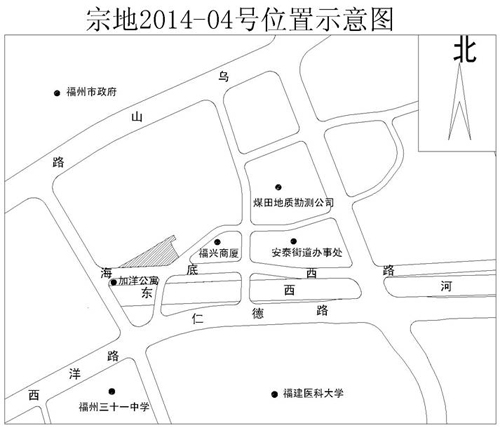 宗地2014-04号地块位置示意图