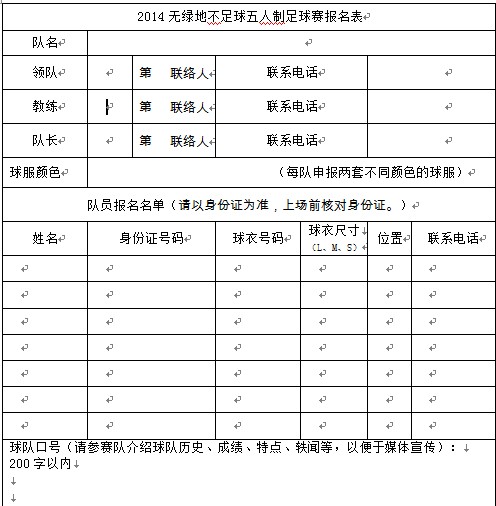 无绿地不足球 重庆绿地五人制足球赛报名开启