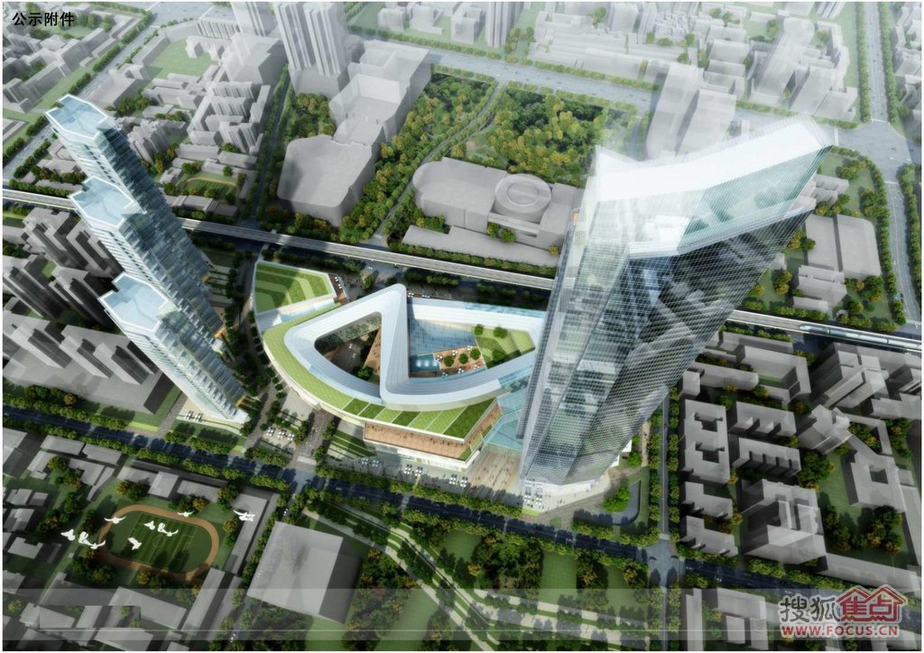 武汉恒隆广场规划公示 将建339米办公楼-房产新闻-武汉搜狐焦点网
