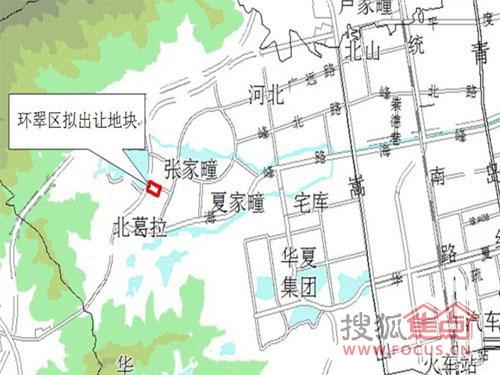 本次成交地块在环翠区环山路西,北葛拉村,具体位置如下图:   环翠区