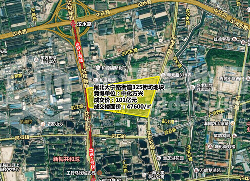 沪第二家久光落子大宁 闸北地王项目售价或超9万