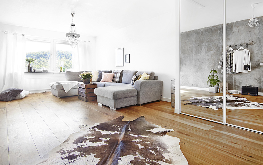 瑞典59平方米北欧简约公寓 超实惠的装修方案