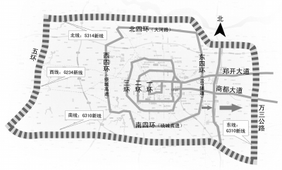 昨日,郑州市交委网站公布了g107线郑州境东移(二期)改建工程项目,g310