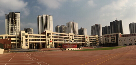 图说:空港新城小学校园实景