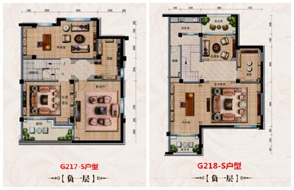 淄博碧桂园 钻石墅g217-s与g218-s户型鉴赏